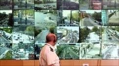 Commercial Security Cameras system illustration